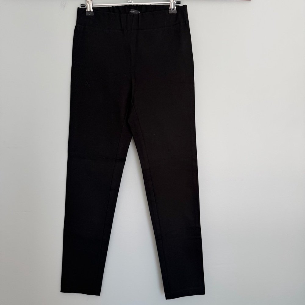 Joseph "Gabardine" Stretch Black Trouser Skinny Crop Ankle Leggings Minimalist